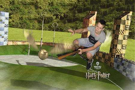 Ateliéry Harryho Pottera - létání na koštěti
