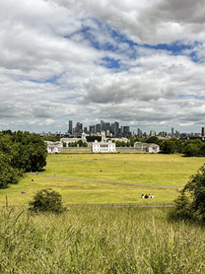 Pohled na Londýn z Greenwich - Londýn